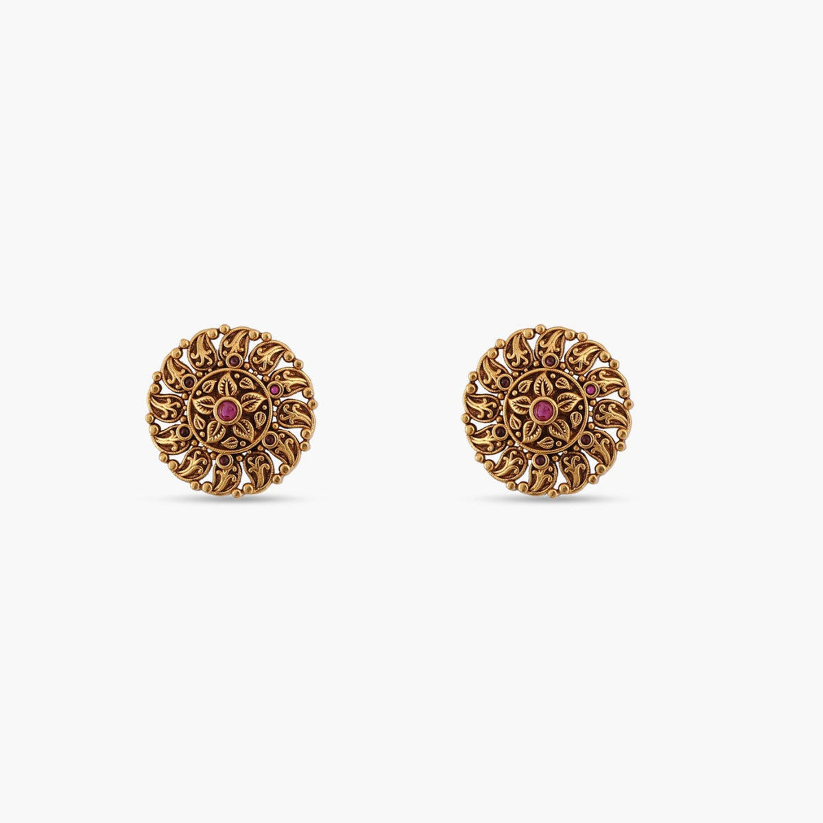 Saanvi Antique Stud Earrings