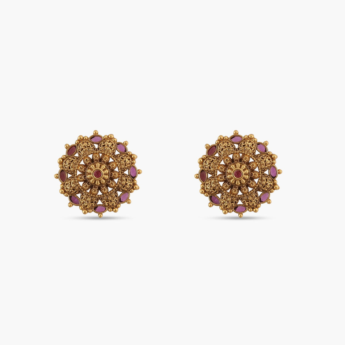 Meghavi Antique Stud Earrings