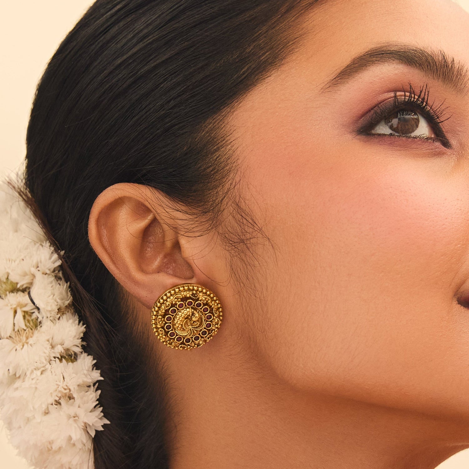 Neelakshi Antique Stud Earrings