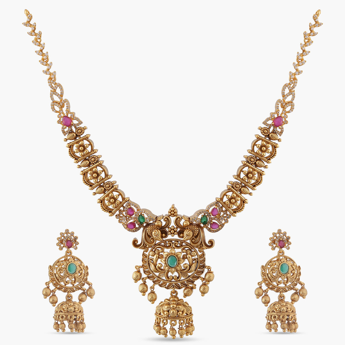 Manjusha Antique Necklace Set