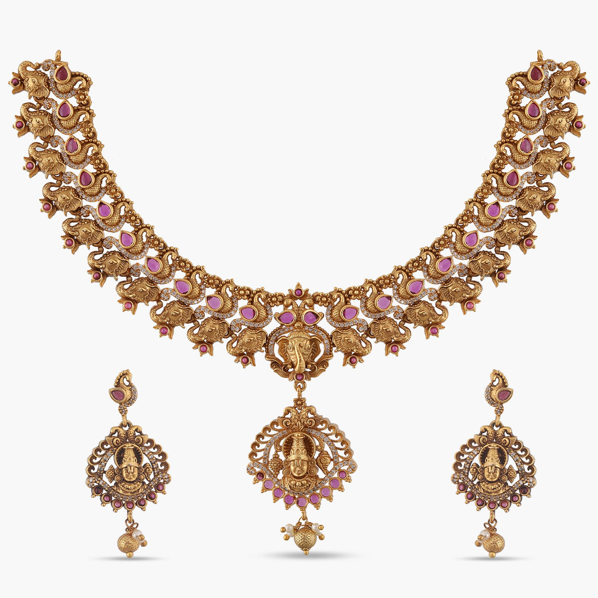 Harinarayan Antique Necklace Set