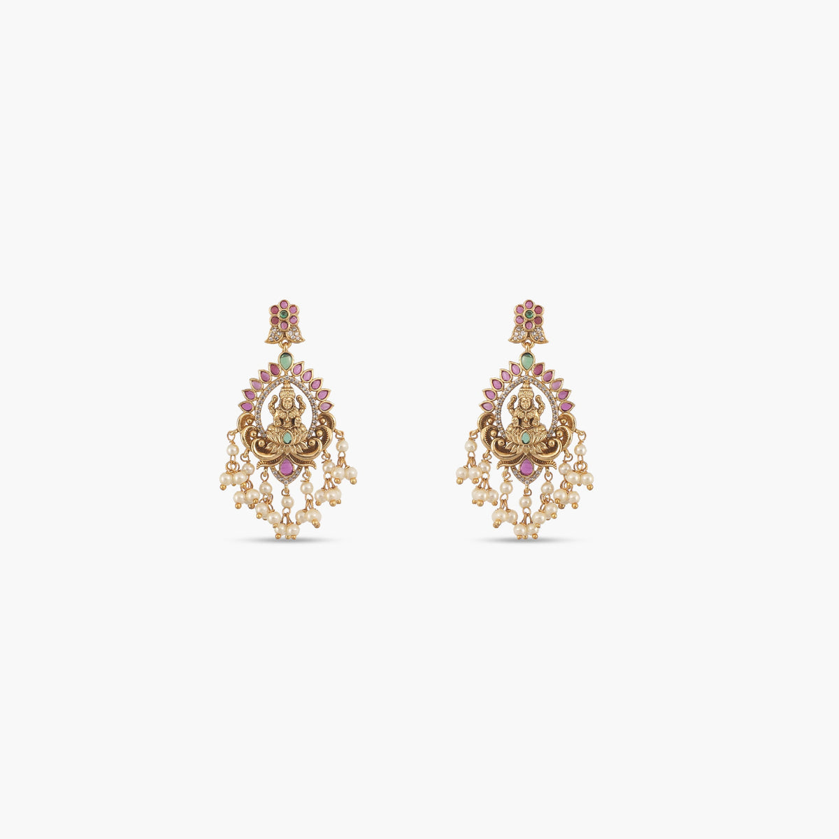 Sanvi Nakshi Temple Necklace Set