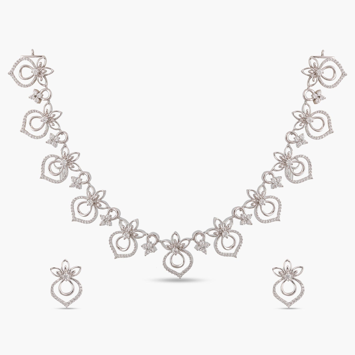 Bloom Nakshatra CZ Necklace Set