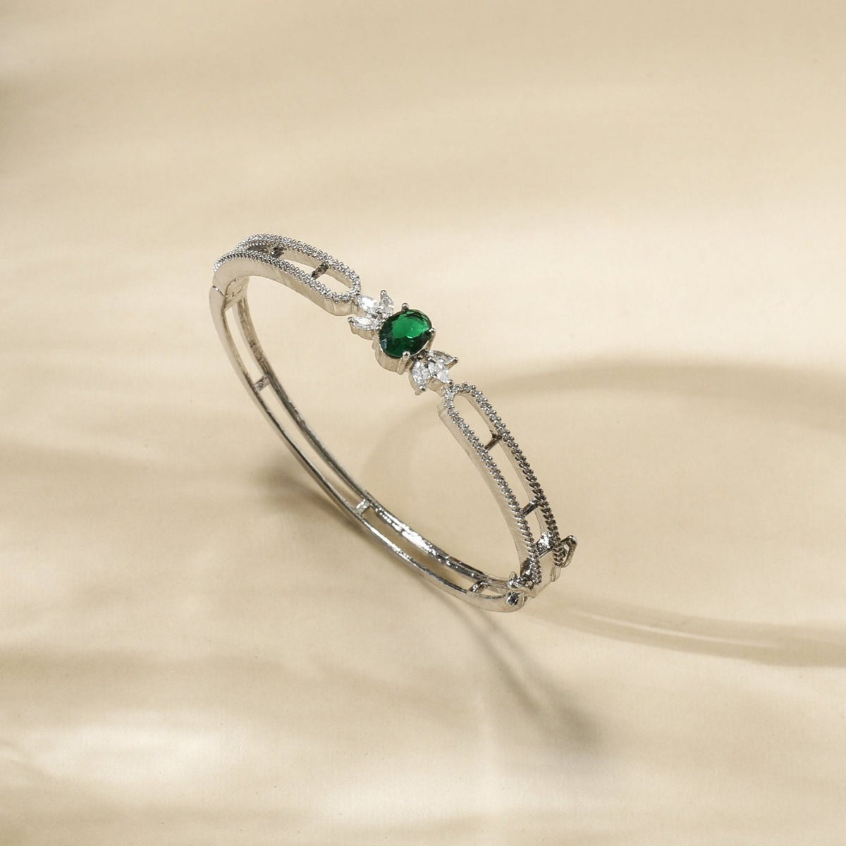 Astra Nakshatra CZ Green Bracelet