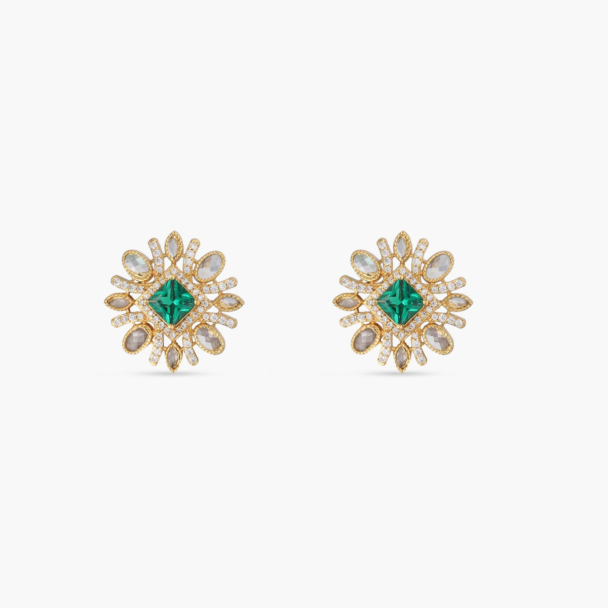 Gaula Nakshatra CZ Stud Earrings