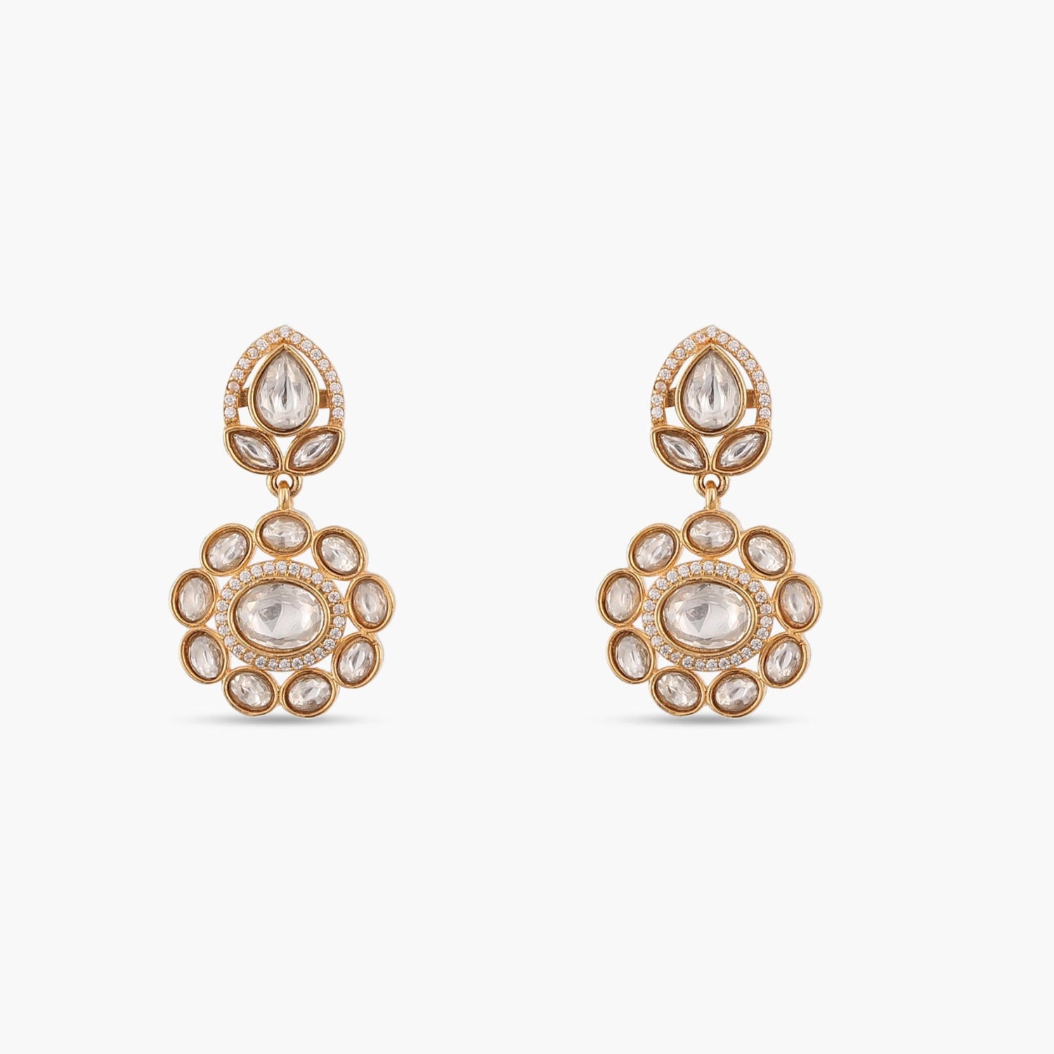 Grace Kundan Drop Earrings