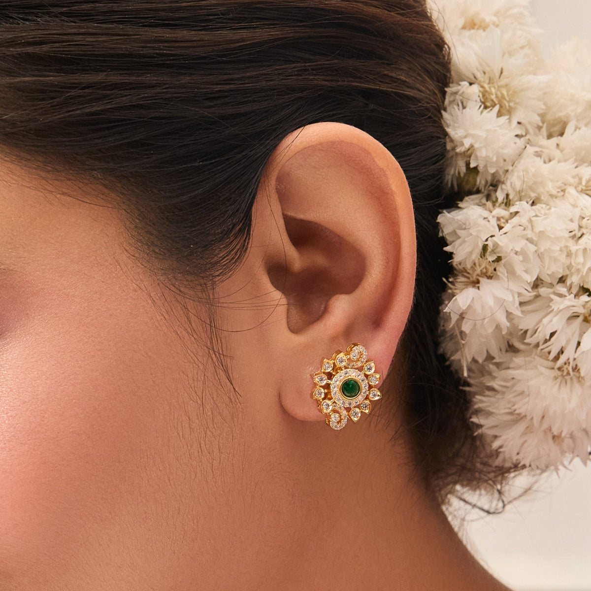 Ira Nakshatra CZ Stud Earrings