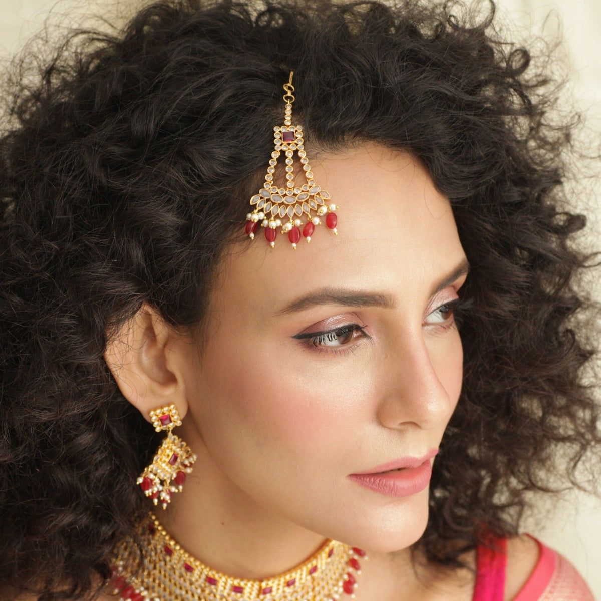 Ogan Kundan Bridal Set