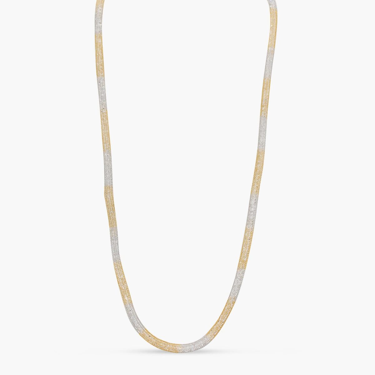 Round Mesh Chain Necklace