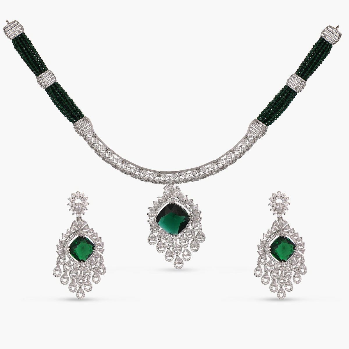 Jelena Nakshatra CZ Necklace Set