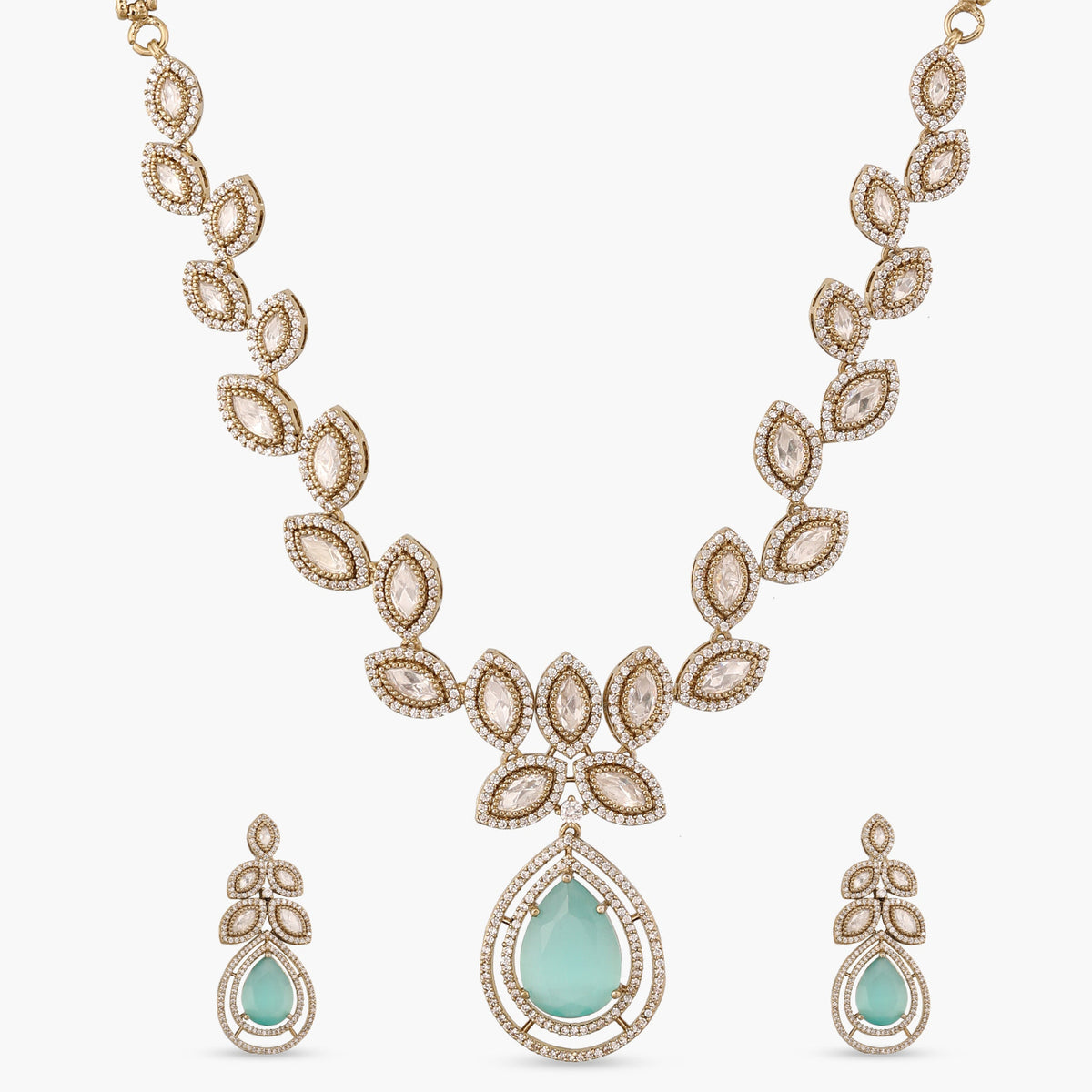 Classic Ivy Polki Necklace Set