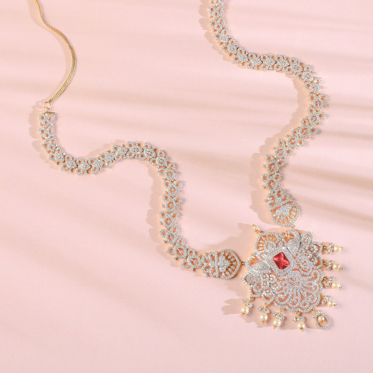 Anchita Nakshatra CZ Necklace Set