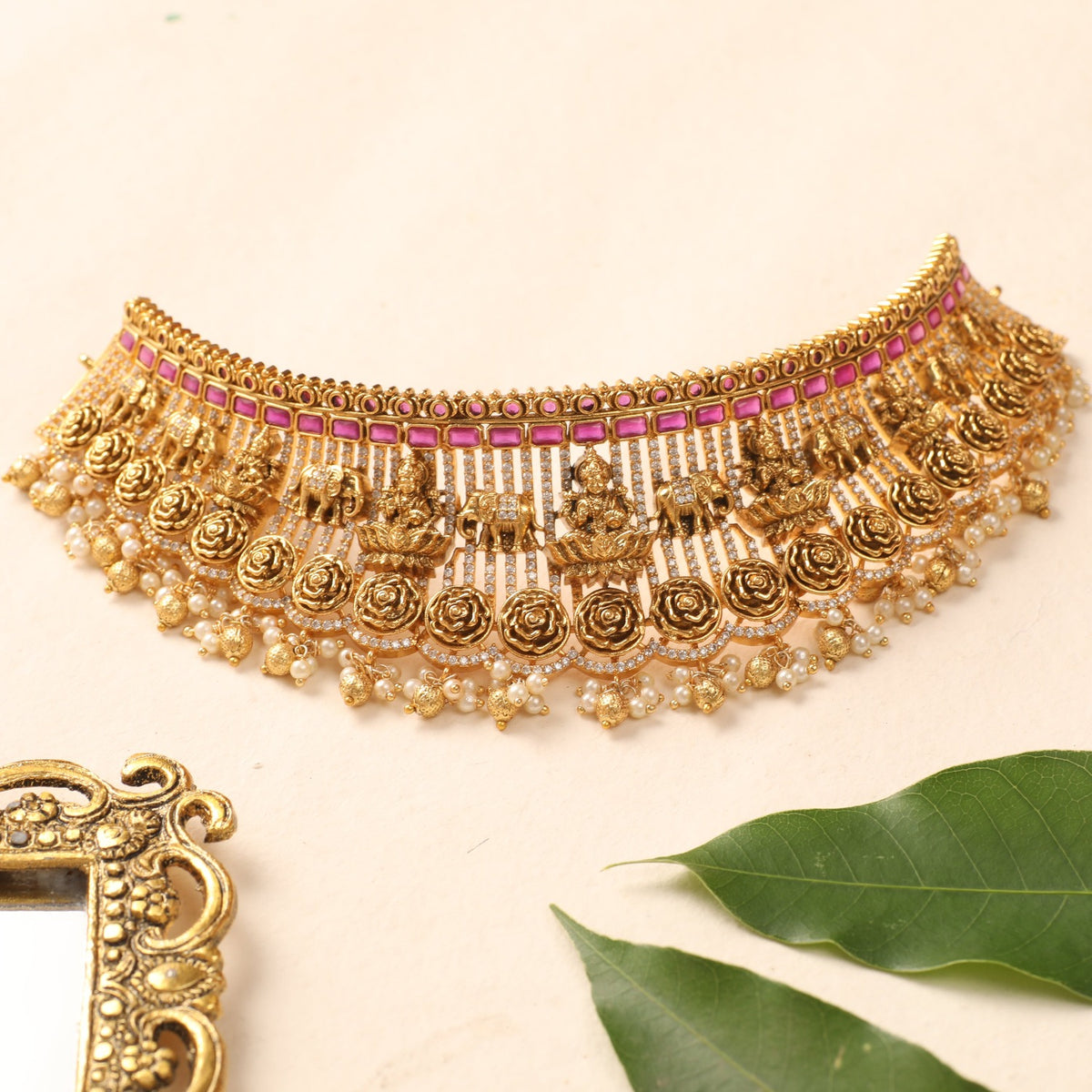 Himani Antique Temple Choker Set