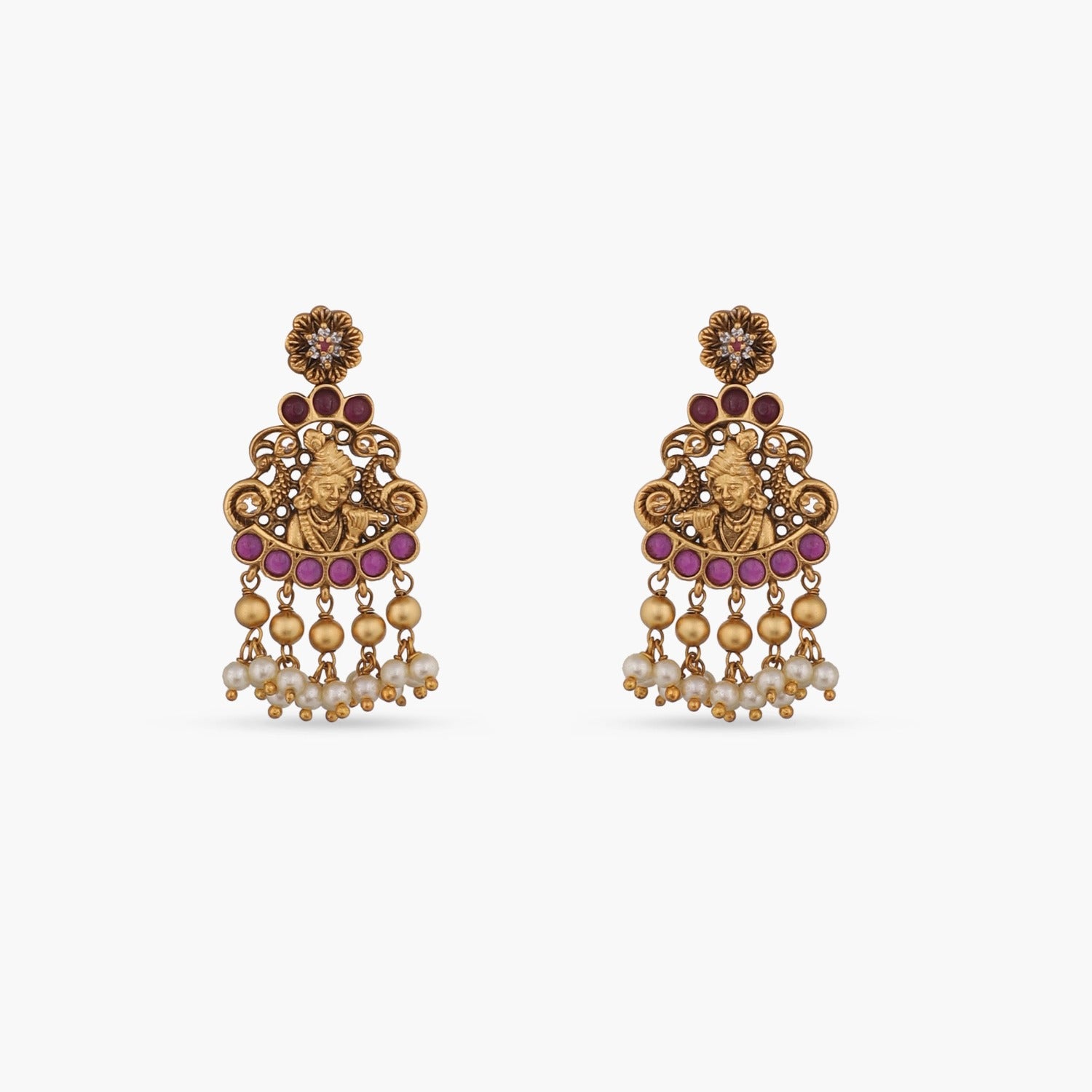 Bhima Jewellers 22K Yellow Gold Earrings for Women, 2.93g. : Amazon.in:  Fashion