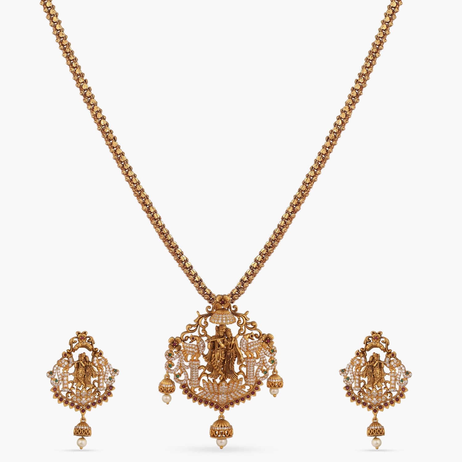 Gayatri Antique Temple Bridal Set