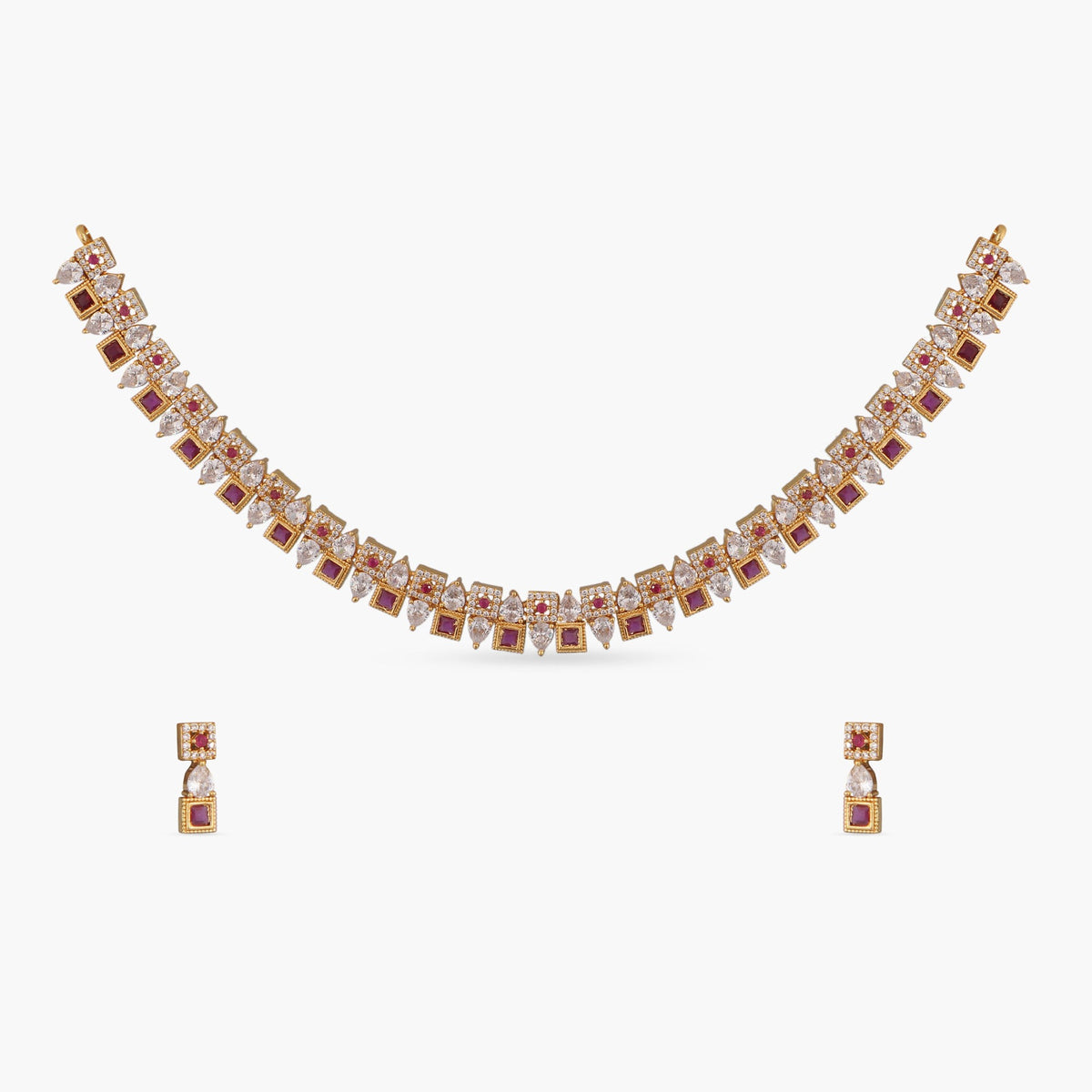 Helen Nakshatra CZ Necklace Set