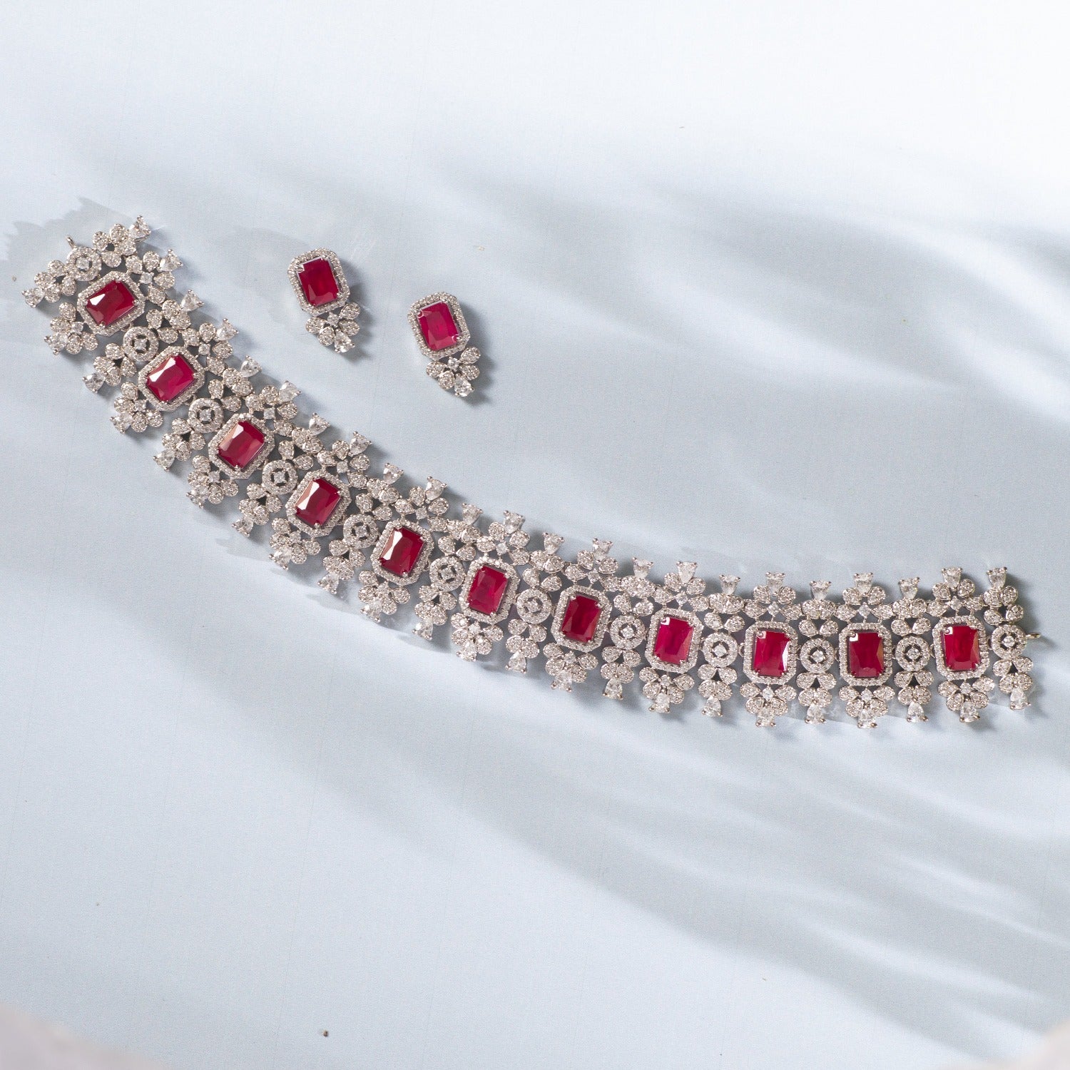 Amaryllis CZ Nakshatra Choker Set