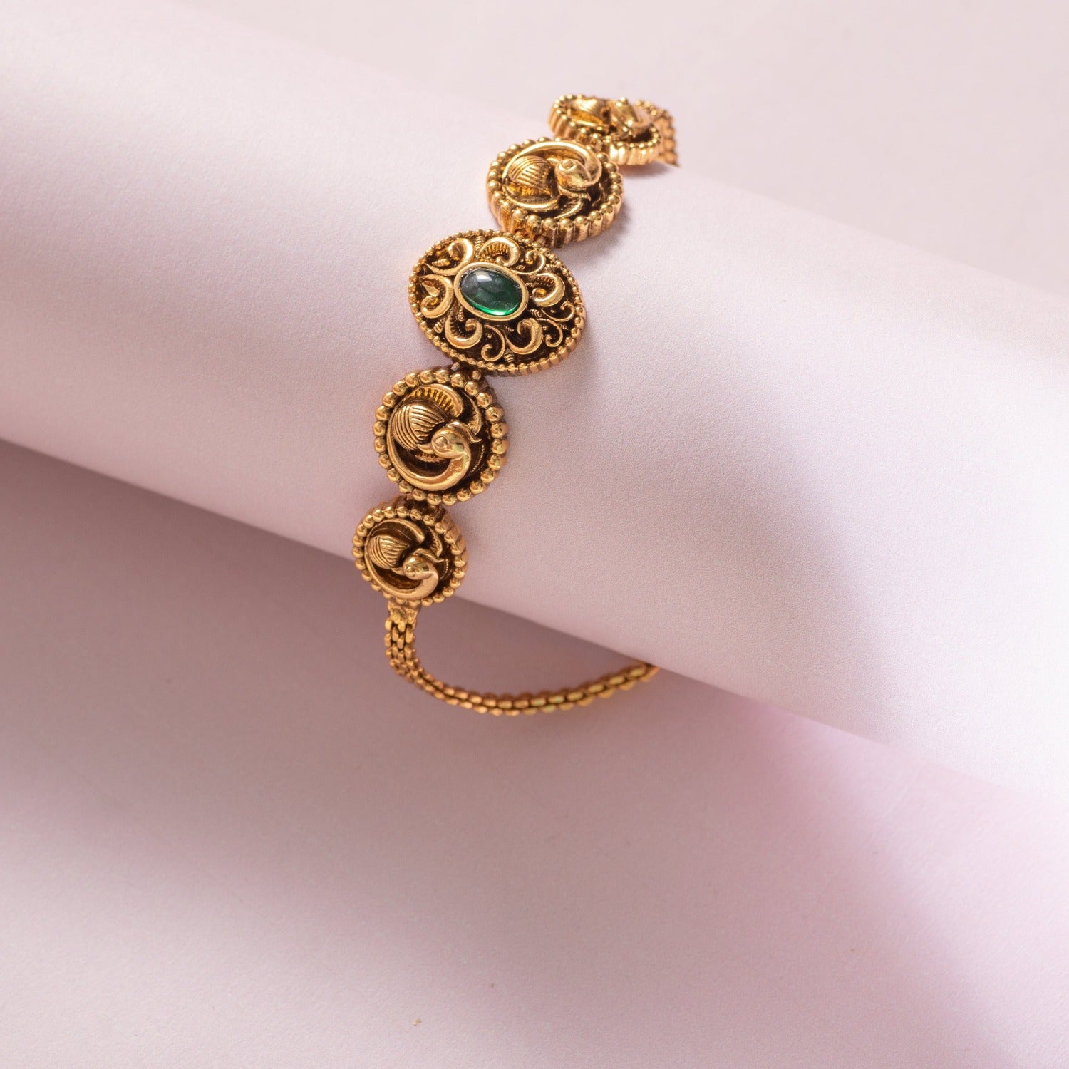 Buy Memoir 24KT Gold plated Snake chain design Bracelet for Men and Women  at Amazonin