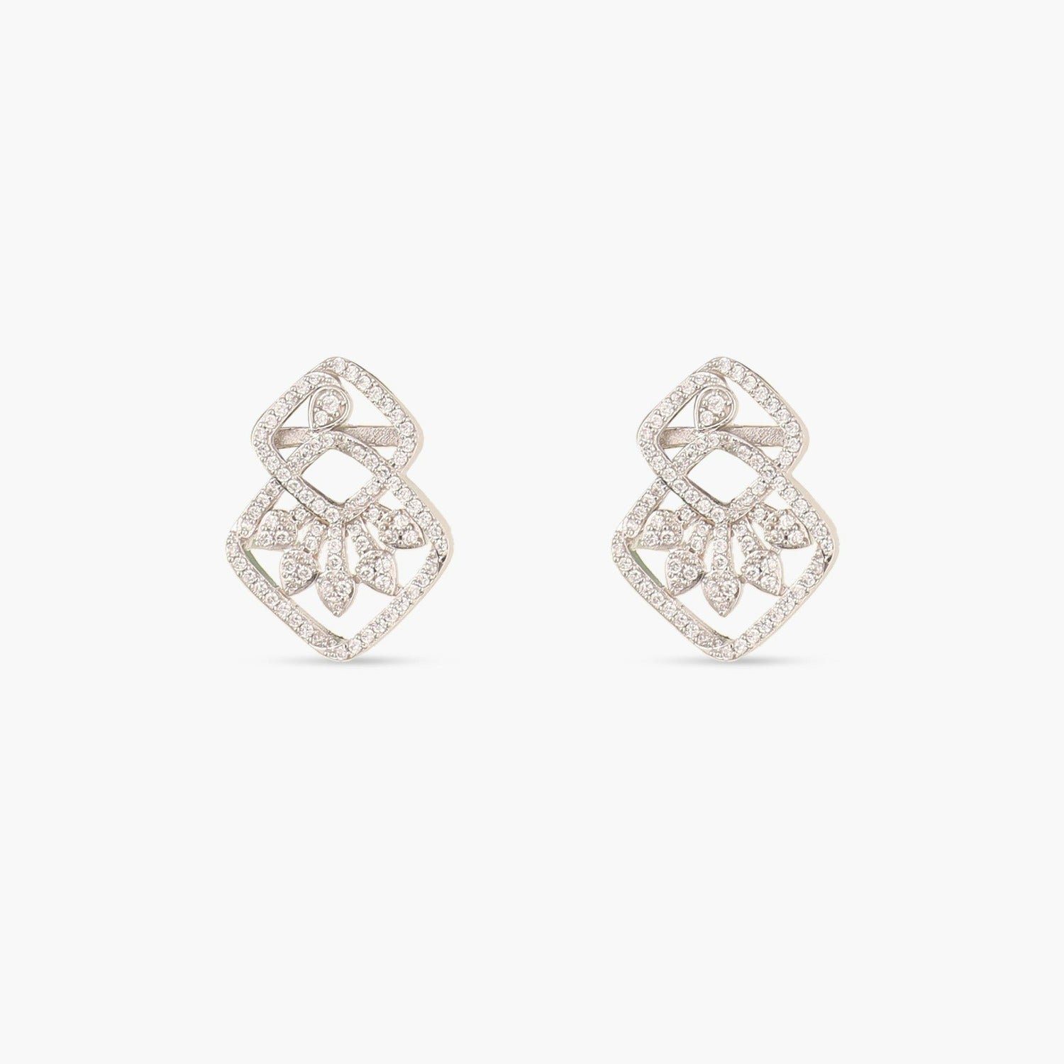 9ct Rose Yellow and White Gold Diamond 0.09ct Knot Stud Earrings - Albion  Fine Jewellery from Personal Jewellery Service UK
