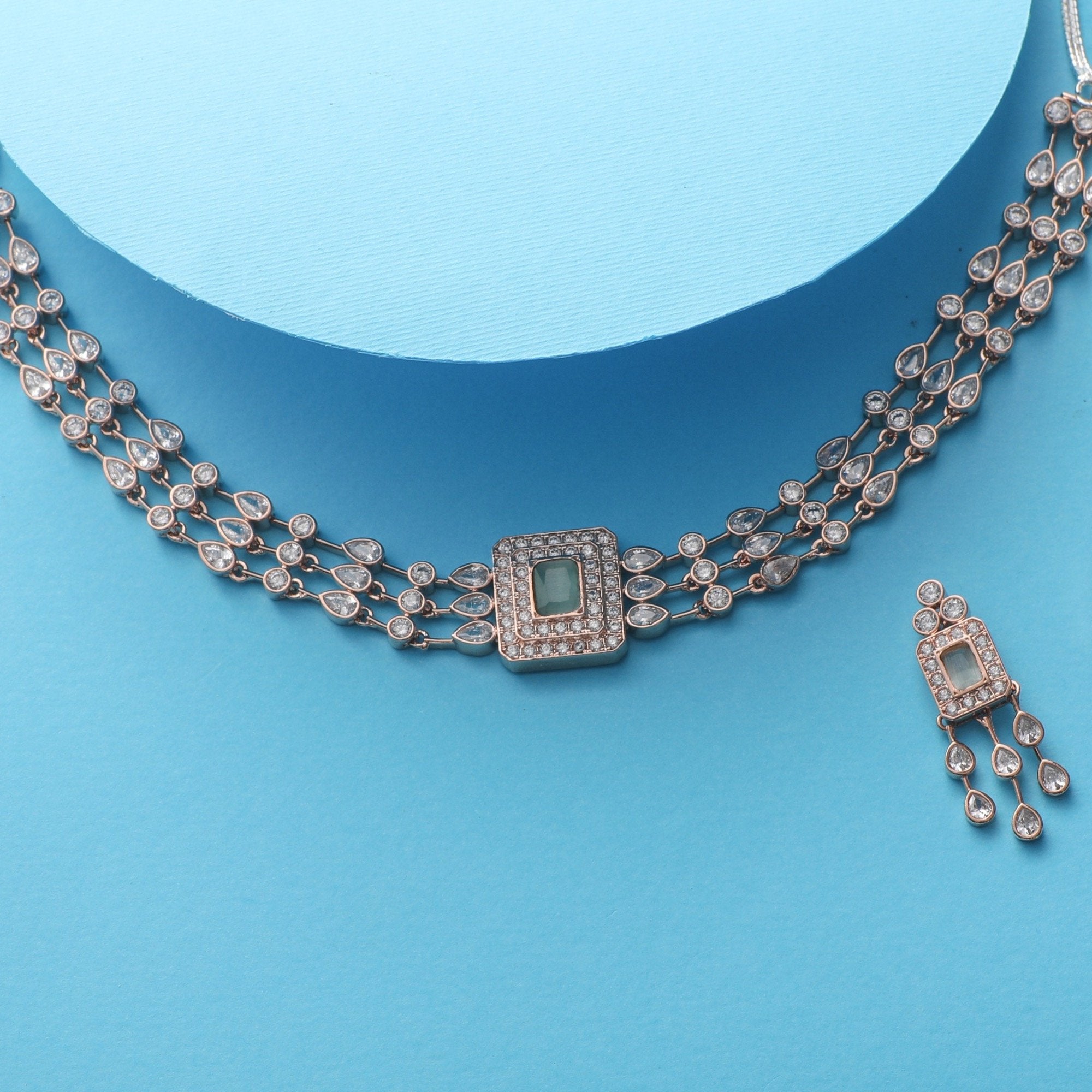 Jayna Nakshatra CZ Choker Set