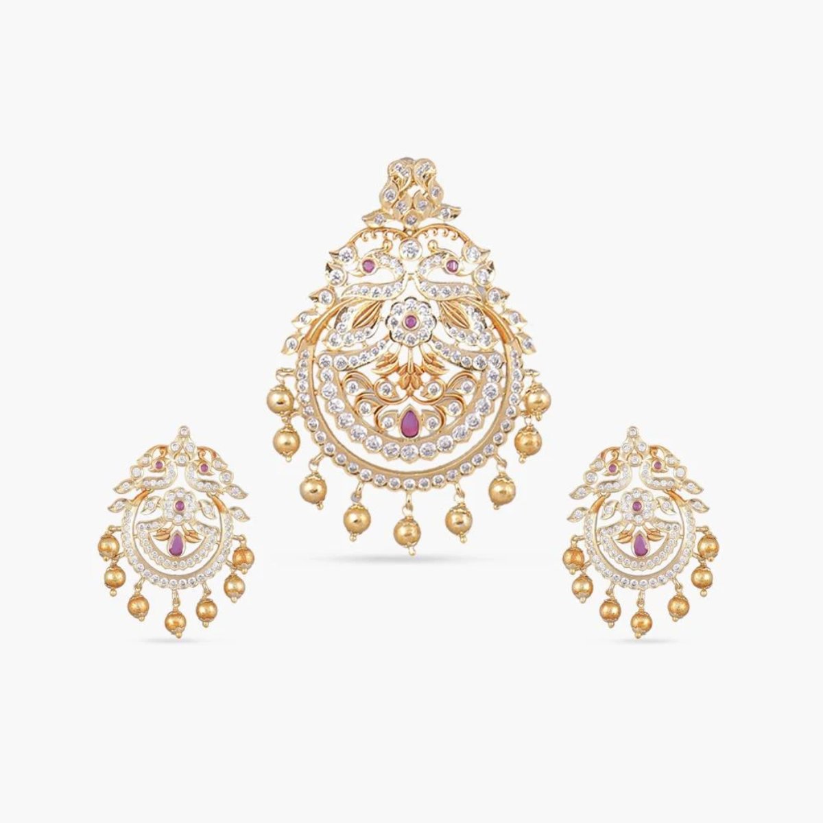 Drishti Nakshatra CZ Pendant Set