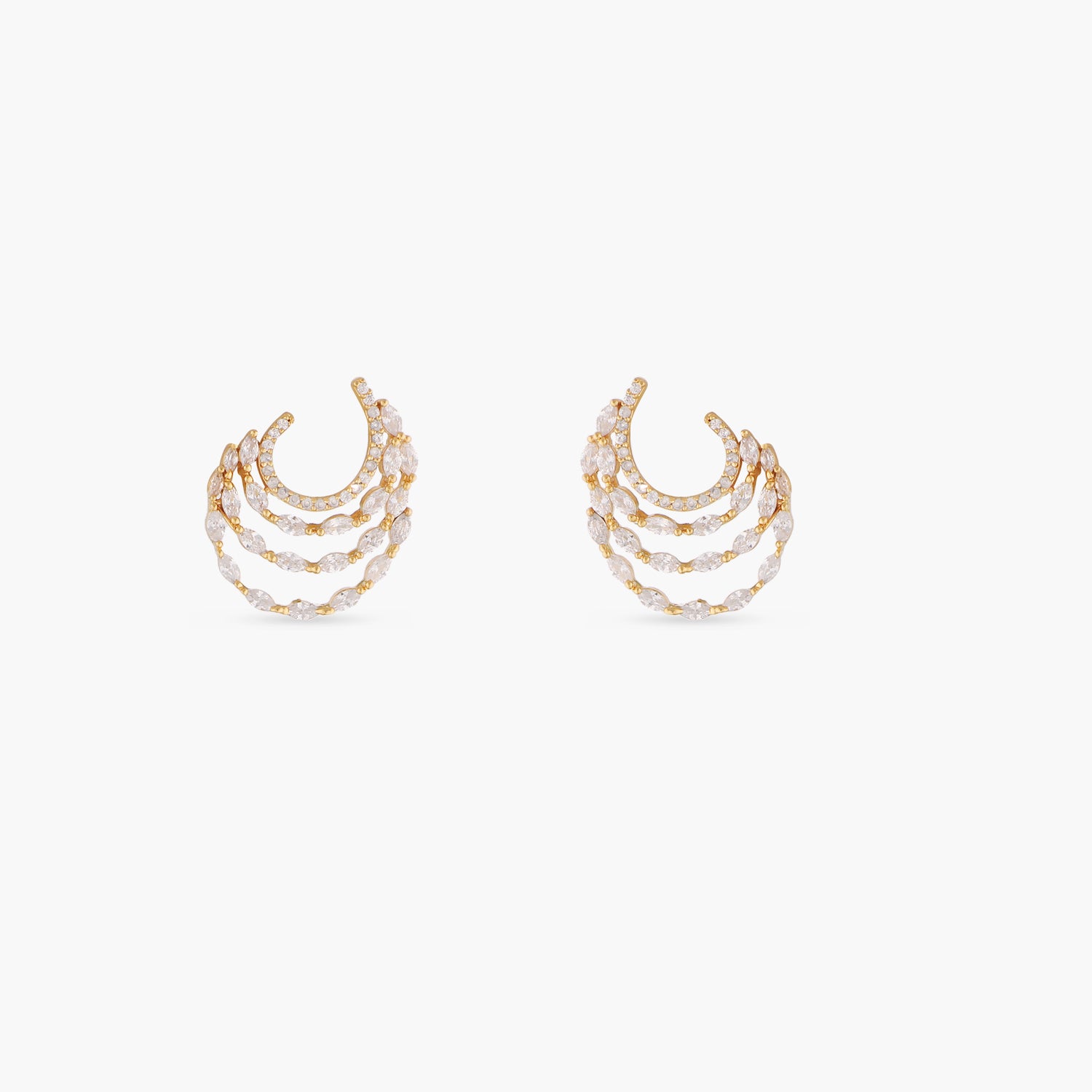 Delighful Gold Earrings For Women BY Lagu Bandhu – Lagu Bandhu