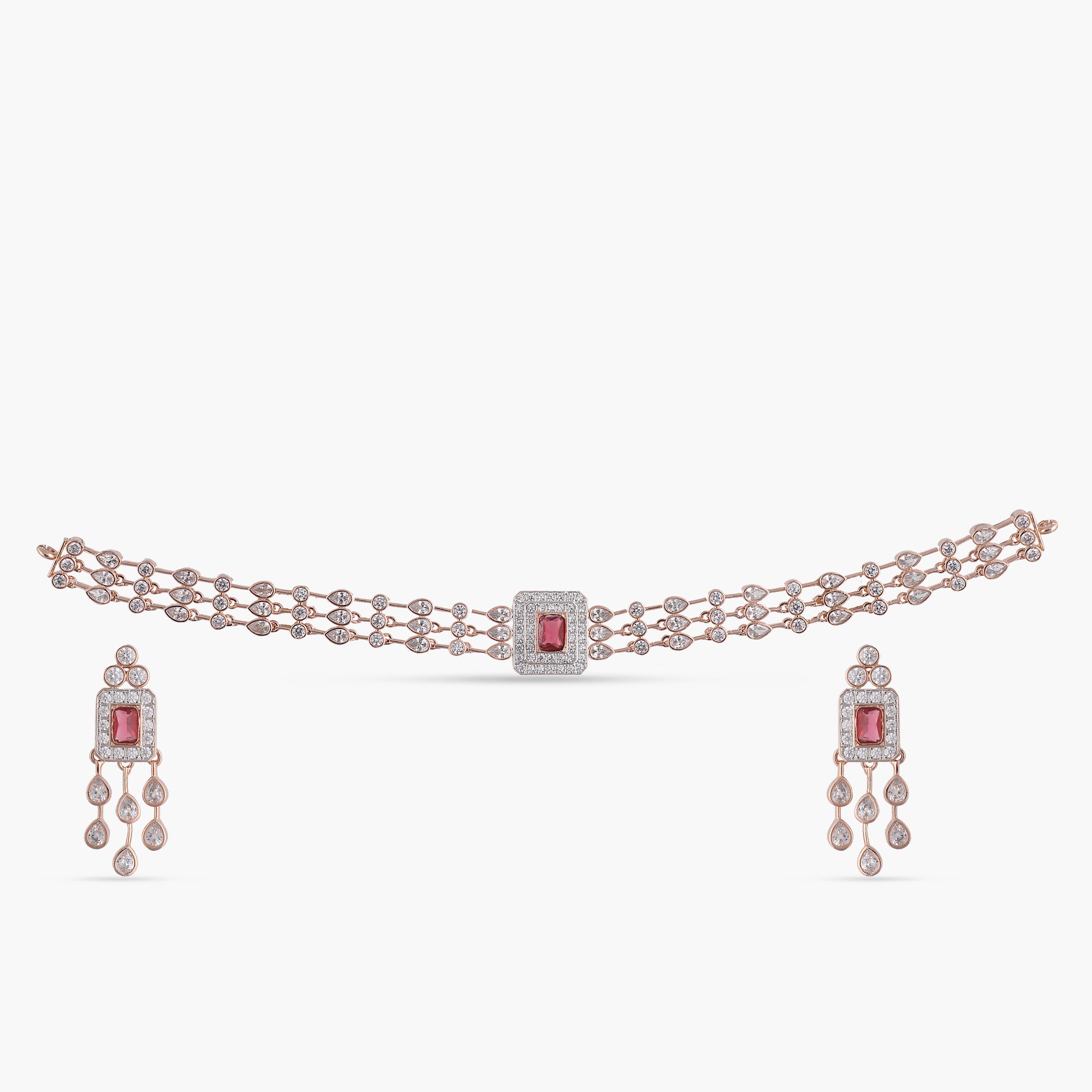 Jayna Nakshatra CZ Choker Set