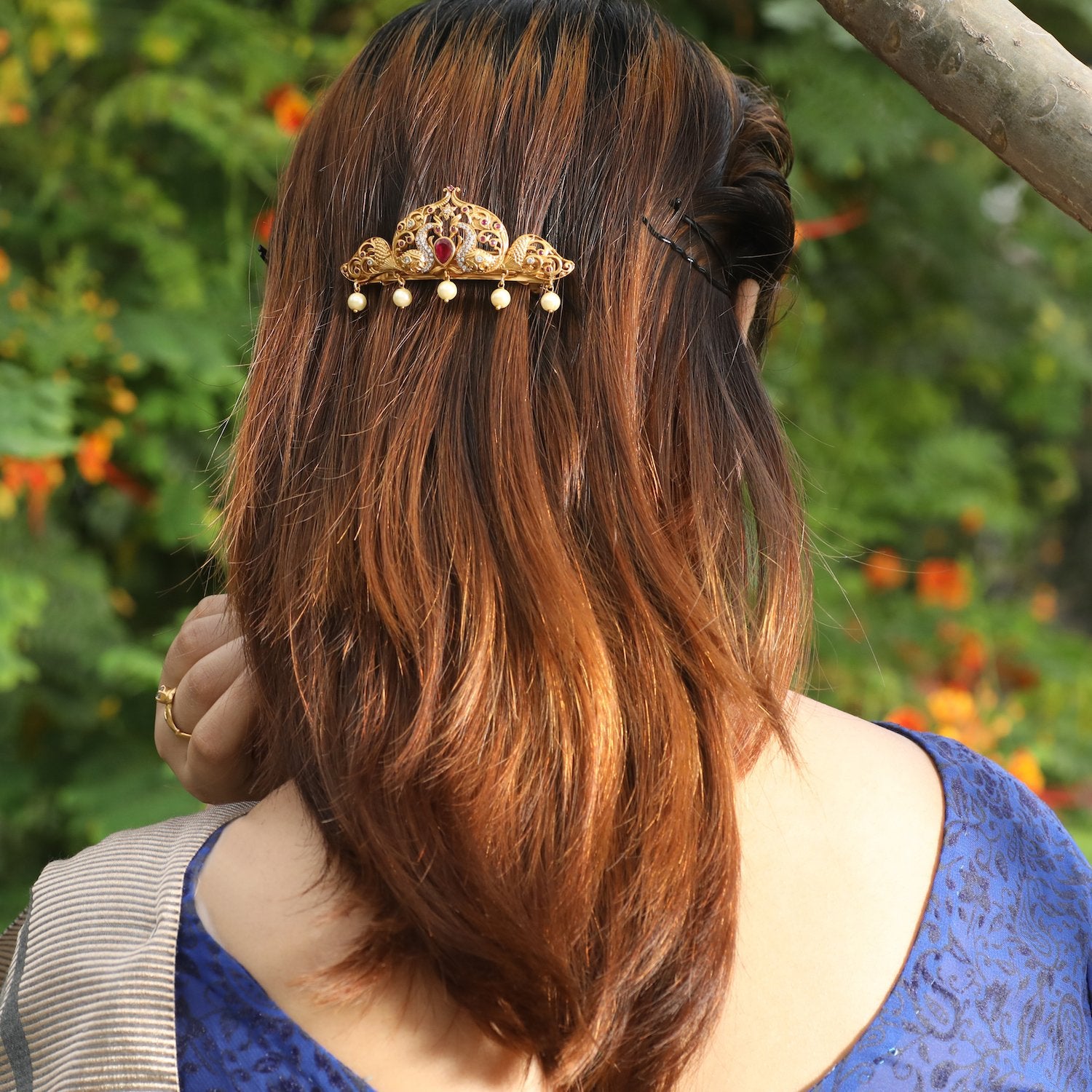 Fashion Big Pearl Halo Bridal Hair Comb Hair Y2k Accessories for Women  Wedding Indian Princess Tiara Headband Jewelry Wholesale - AliExpress