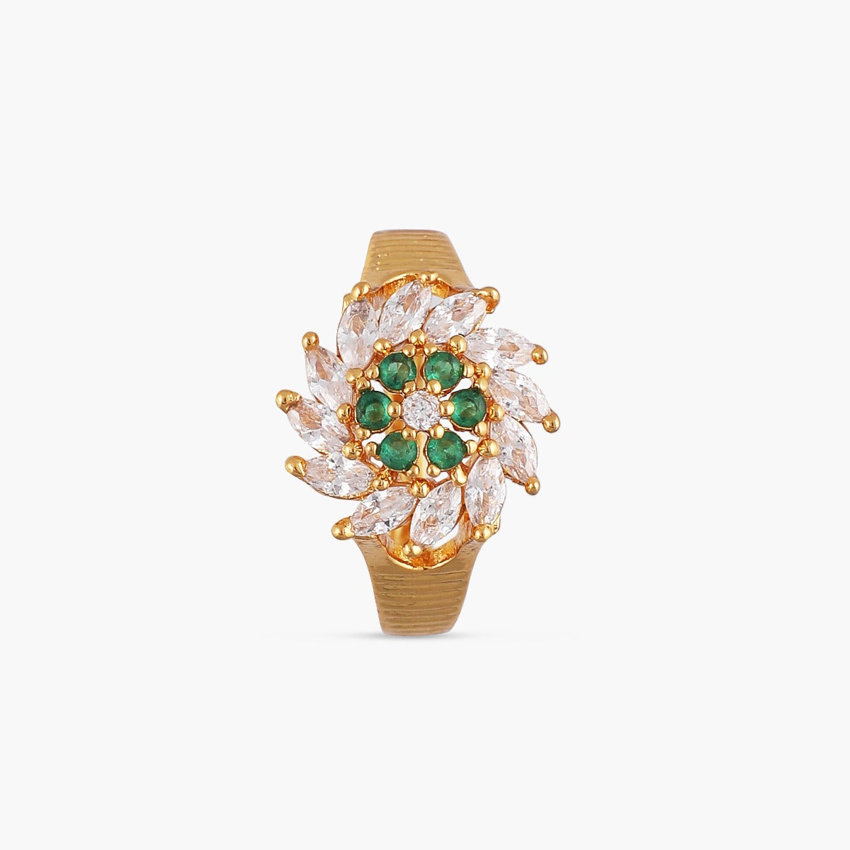 Siraj Floral CZ Ring