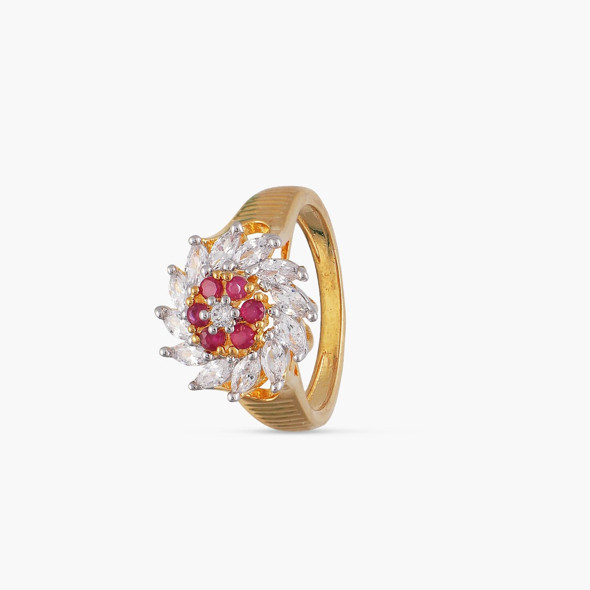 Siraj Floral CZ Ring